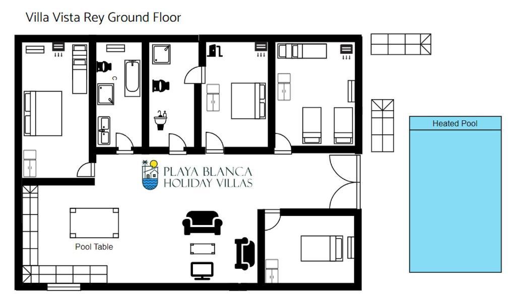 Villa Vista Rey - 6 Bedroom - Heated Pool - Amazing Views - Pool Table - Vista Lobos - Playa Blanca Exterior foto